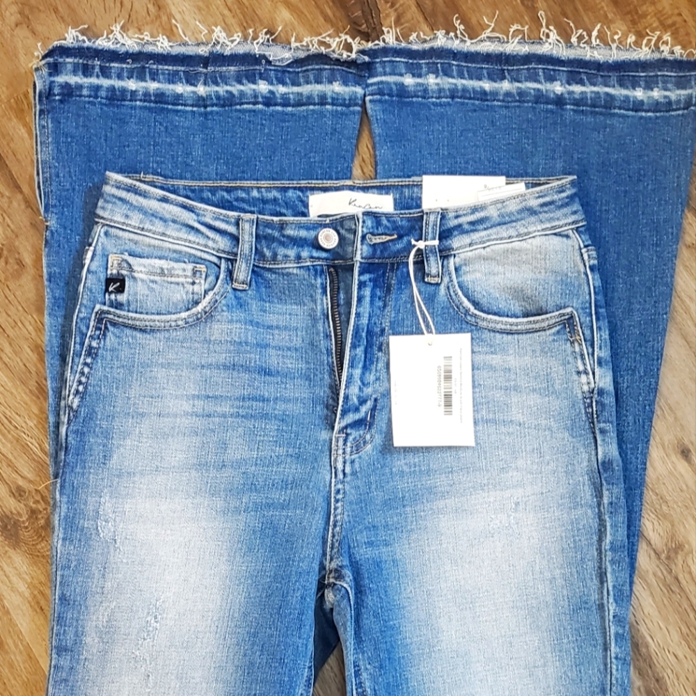Kancan high-rise bell bottom Jeans